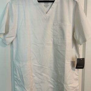 Jaanuu Men's Cream Short Sleeve Tee